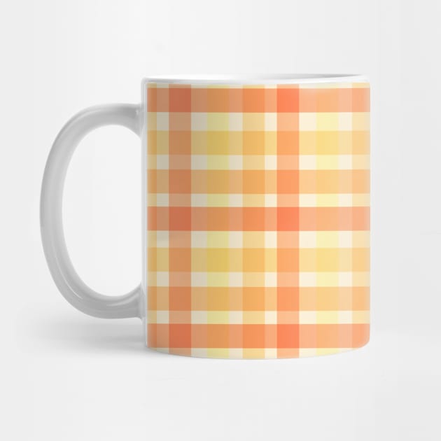 Yellow Pastel Gingham Cute Pattern by Trippycollage